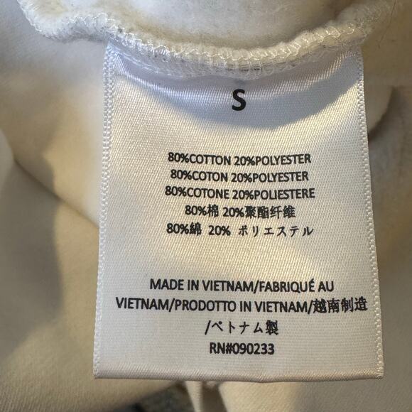 Fear Of God Essentials Size Small Off White Cloud Dancer Hoodie Sweatshirt - Picture 6 of 6